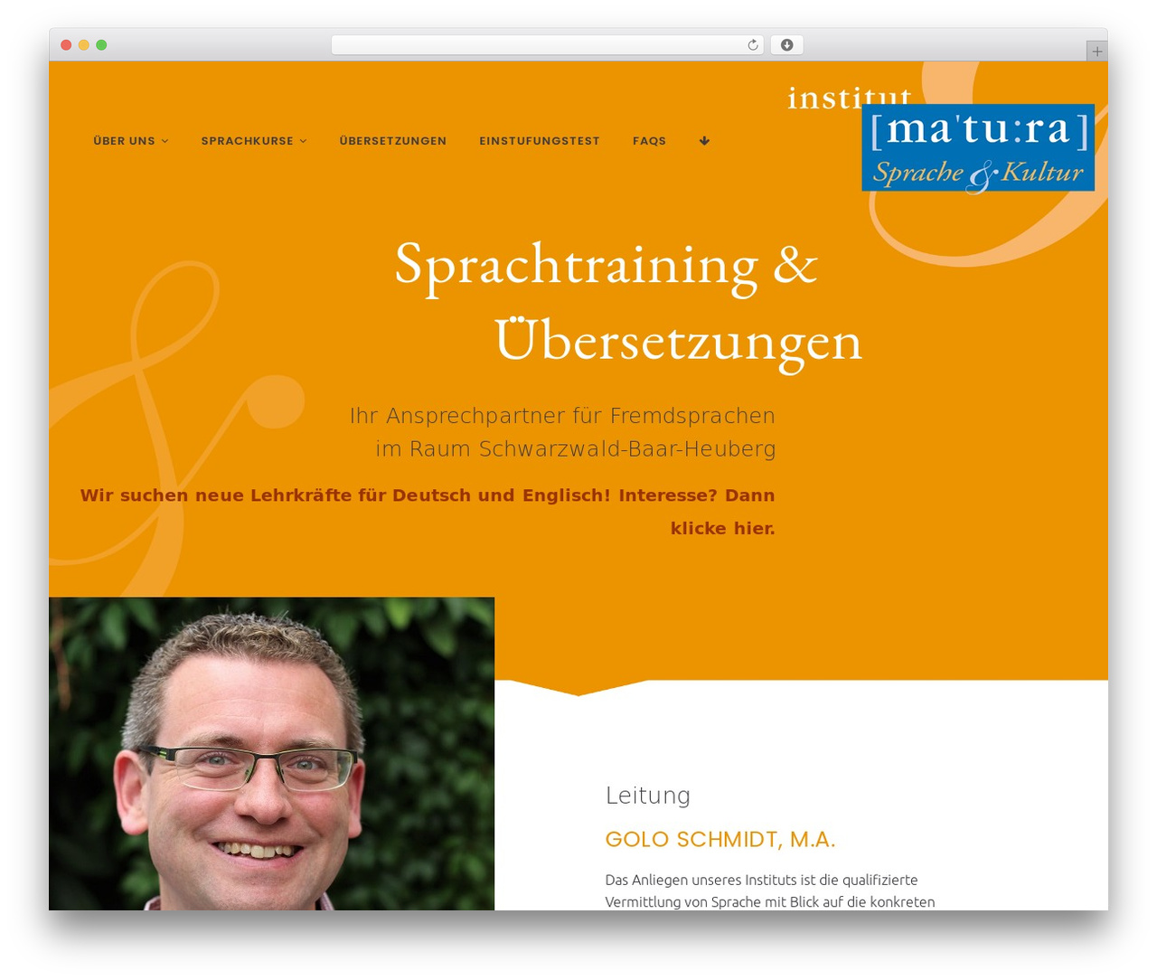 Theme WordPress SharedSpace - institut-matura.de