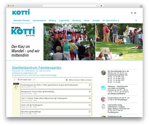 WordPress theme Enfold - kotti-berlin.de