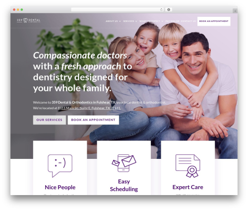 WordPress theme Divi - 359dental.com