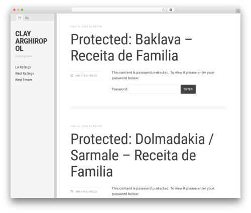 WordPress theme Editor - arghiropol.com