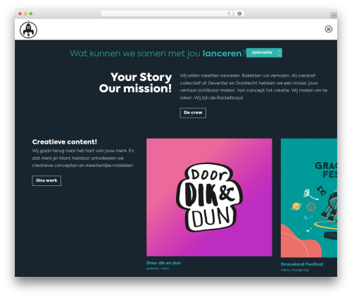 WordPress theme GeneratePress - rocketboys.nl
