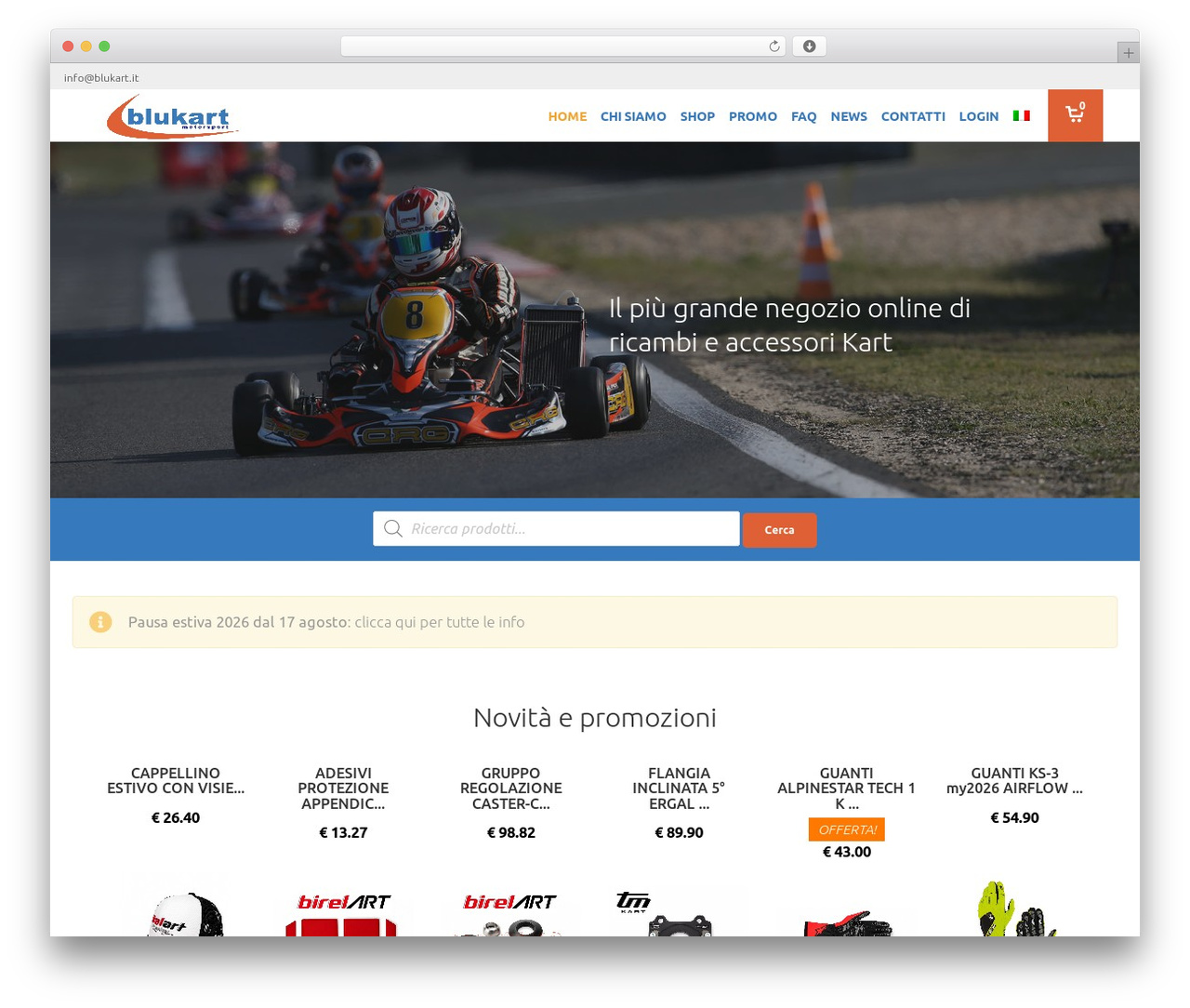 WordPress theme LEVELUP - blukart.it