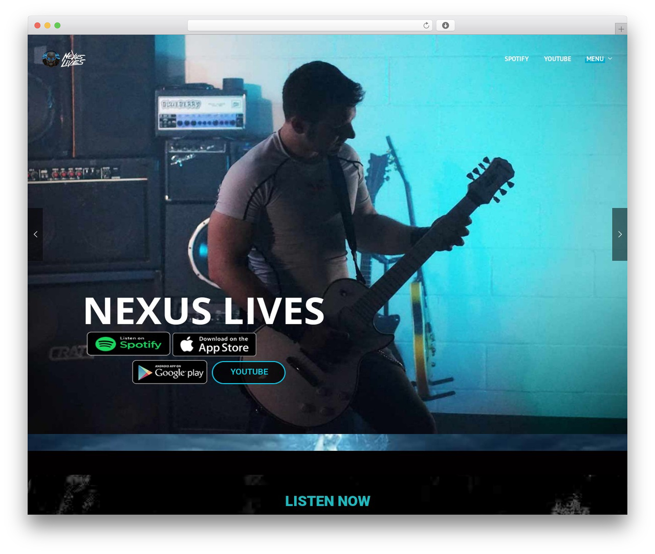 WordPress theme Loud - nexuslives.com