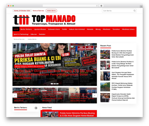 WordPress theme Newkarma - topmanado.com
