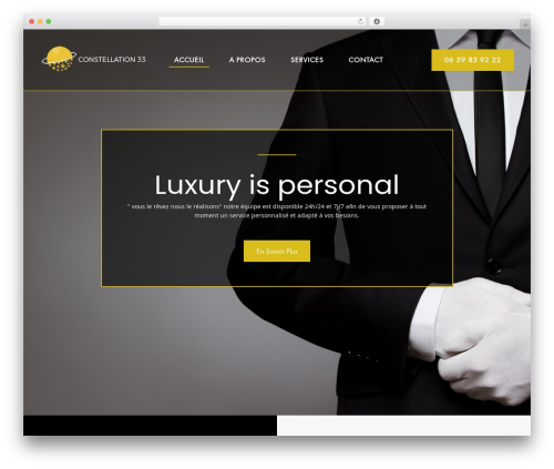 Alfred WordPress theme - constellation33.com