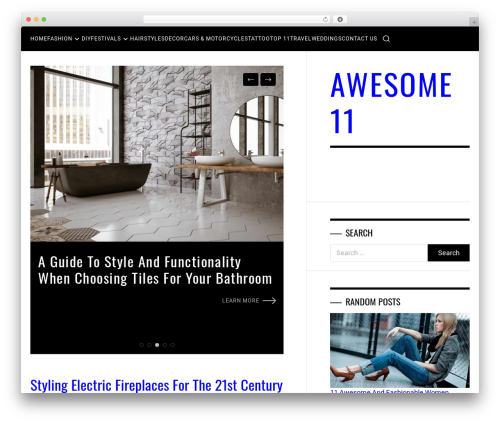 almighty theme WordPress - awesome11.com