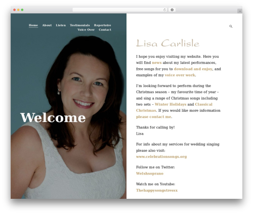 Aperitive. WordPress wedding theme - lisacarlisle.com