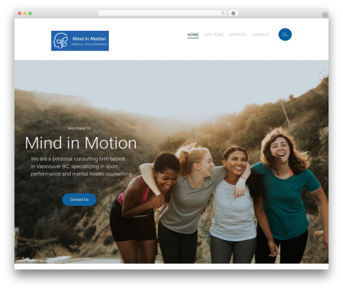 Ester top WordPress theme - mindinmotion.ca