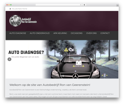 Hair WordPress theme design - vangeerenstein.nl