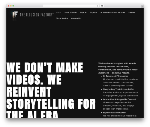 Hello Elementor theme WordPress - illusionfactory.com
