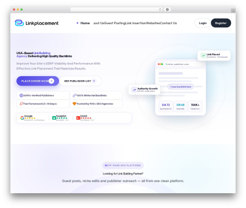 Linkplacement WordPress theme - linkplacement.com