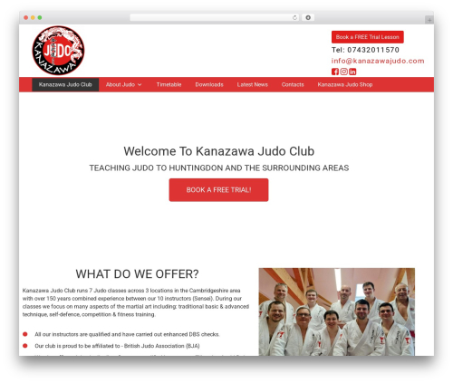 NEST API Websites WordPress theme - kanazawajudo.com