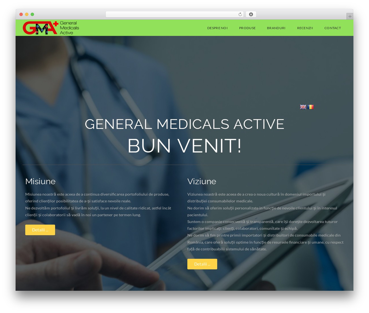 Theme WordPress CapeOne - generalmedicalsactive.ro