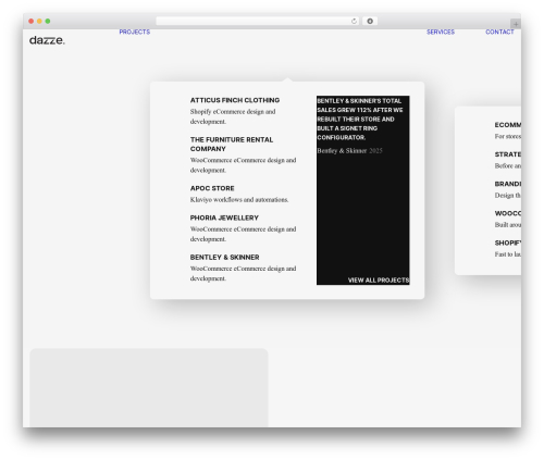 Uncode WordPress theme - www.dazze.studio