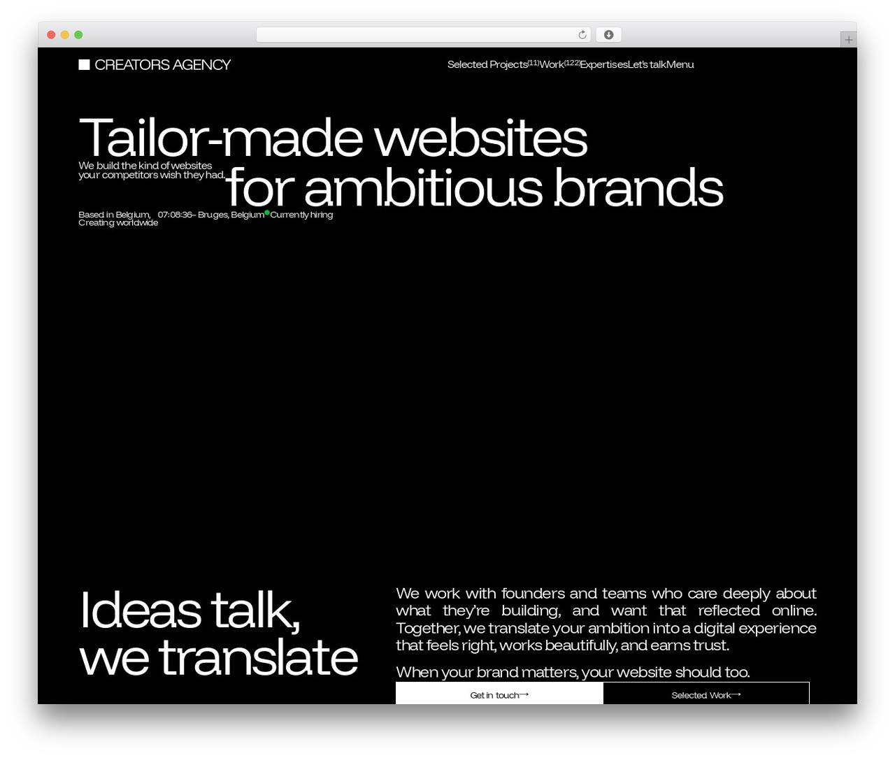WordPress theme Hello Elementor Child - creatorsagency.be