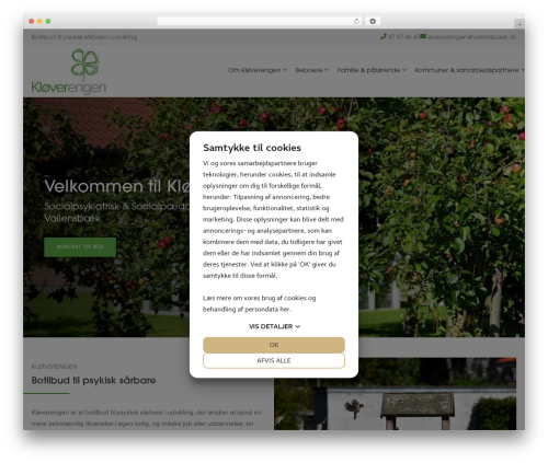 WordPress theme Number Three - kloeverengen.dk