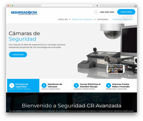 Advisor WordPress theme - seguridadcra.com