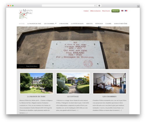 Best WordPress theme Leonardo - alamaisonduparc-honfleur.com