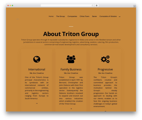 Deviox WordPress theme - tritonmalta.com