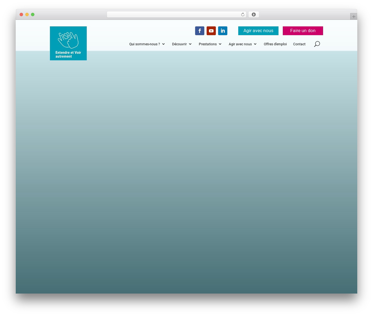 Divi WordPress theme - frsa-sourds-aveugles.ch