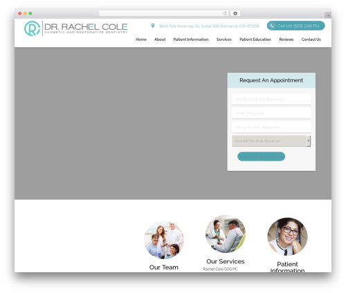 DoctorGenius Framework best WordPress theme - cosmeticdentistoffice.com