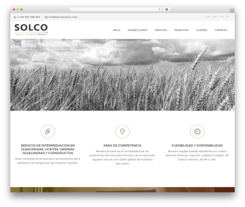 Durus theme WordPress - solcobrokers.com