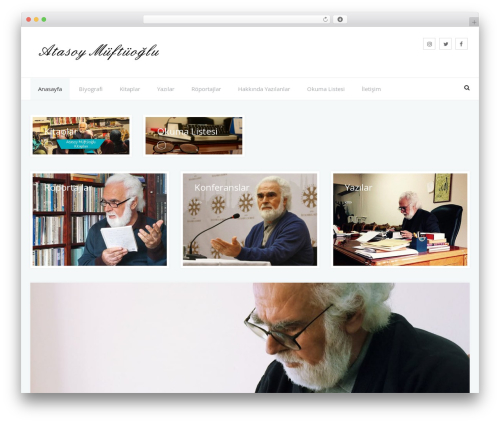 Ezy WordPress theme - atasoymuftuoglu.com