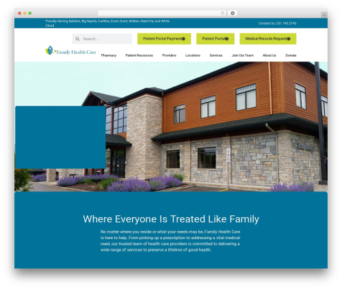 Hello Elementor theme WordPress - familyhealthcare.org