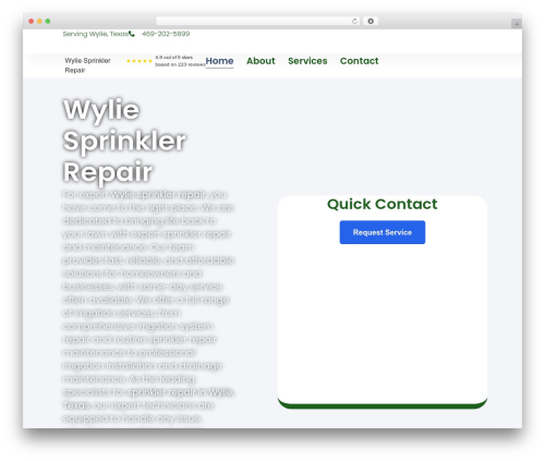Satellite tech checkins WordPress plugin - wyliesprinklerrepair.com