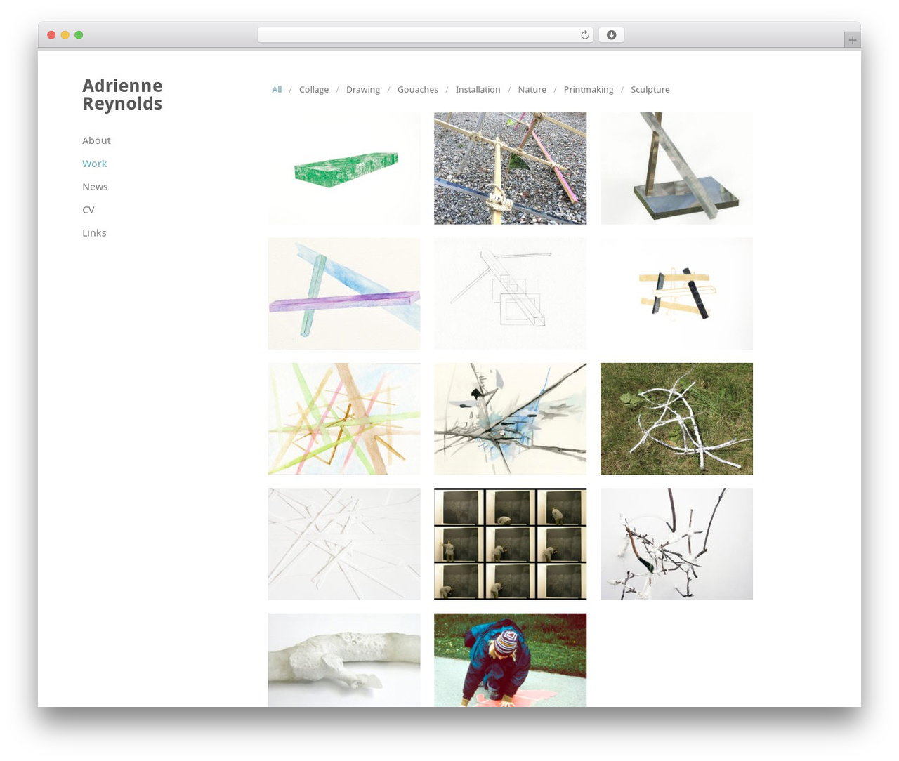 Infinity WordPress theme - adriennereynolds.com