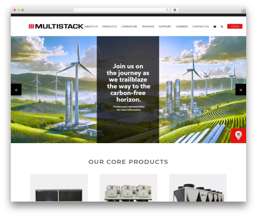 Multistack WordPress theme design - multistack.com