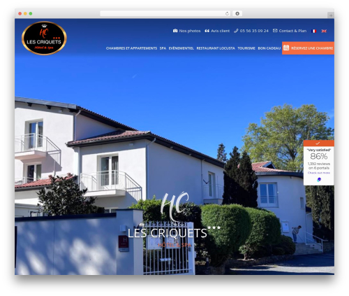 Plune WordPress theme - lescriquets.com