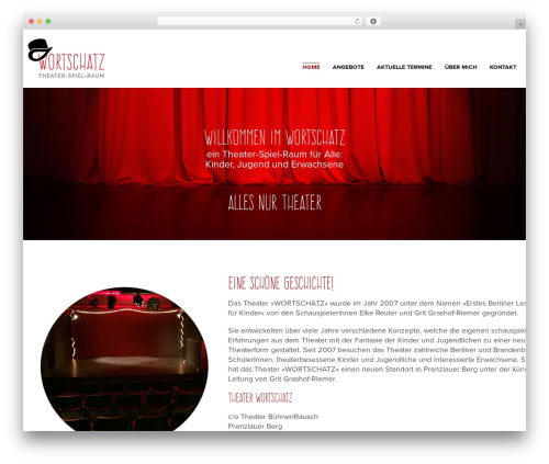 Swatch WordPress theme - wortschatzberlin.de