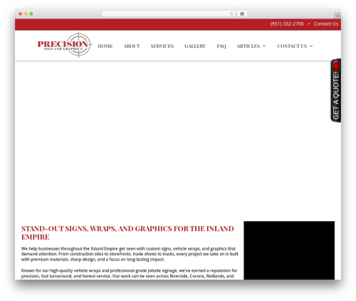 Mws hoverfx WordPress plugin - precisionsignandgraphics.com