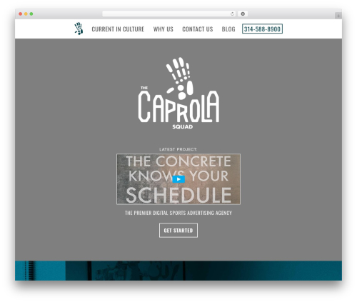WordPress theme Caprola Theme - caprolasquad.com
