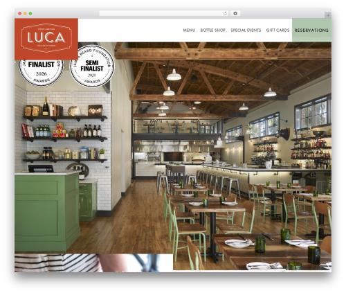 WordPress theme Luca - lucalancaster.com
