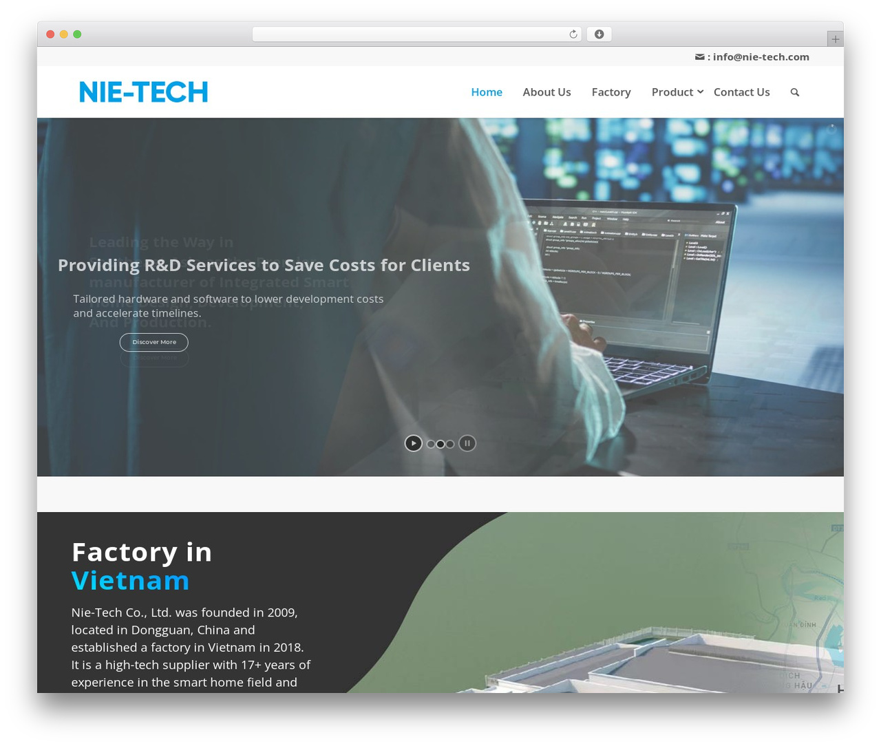 WordPress theme Nocti - nie-tech.com