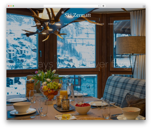 WordPress theme Xone - skizermatt.com