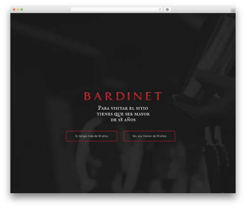 WP theme BARDINET - bardinet.es