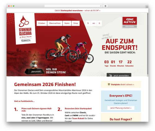 WP theme Beaver Builder Theme - stoneman-glaciara.com