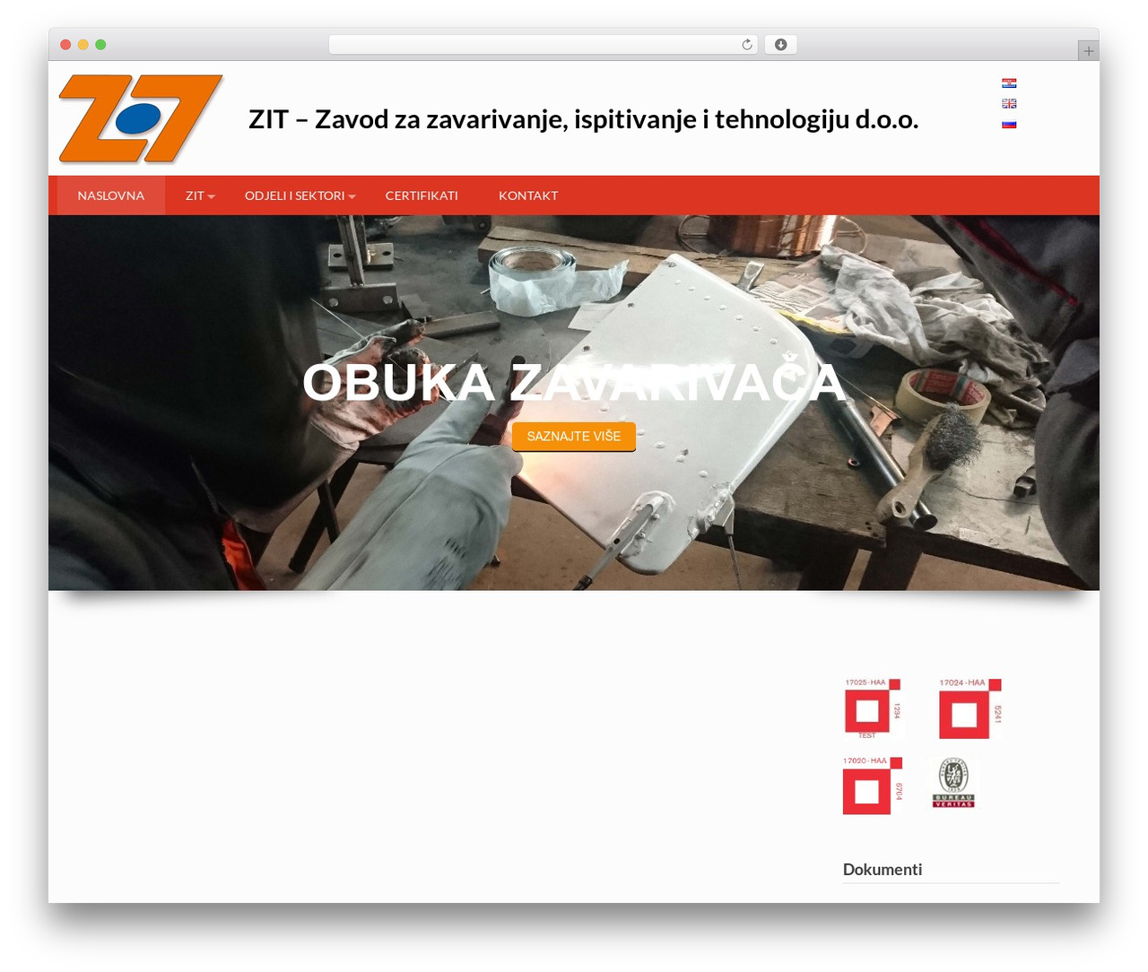 Accesspress Basic WordPress theme - zit-zg.hr