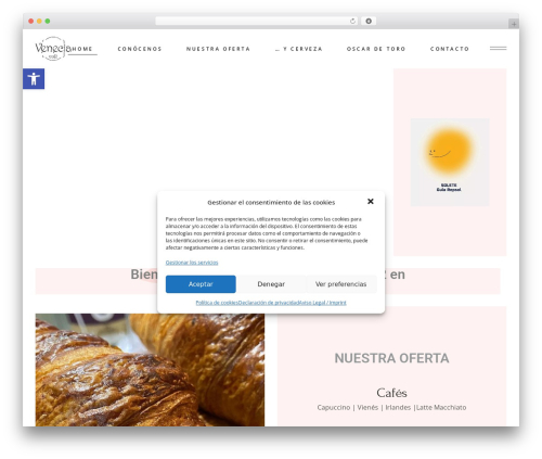 Drew WordPress theme - cafevenecia.com