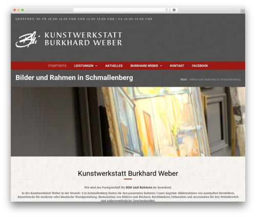Equestrian theme WordPress - kunstwerkstatt-weber.de