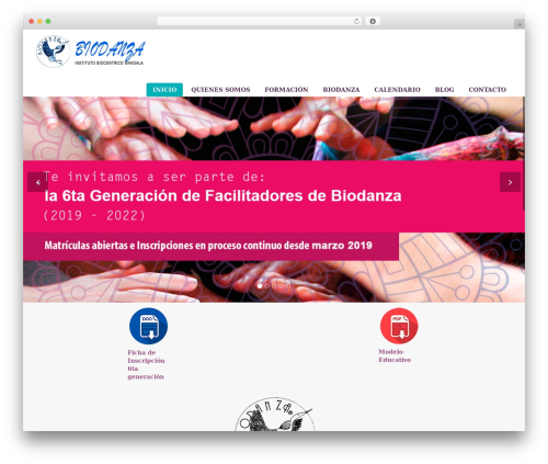 Flat Theme WordPress page theme - biodanzachile.cl Flat Theme WordPress page theme - biodanzachile.cl