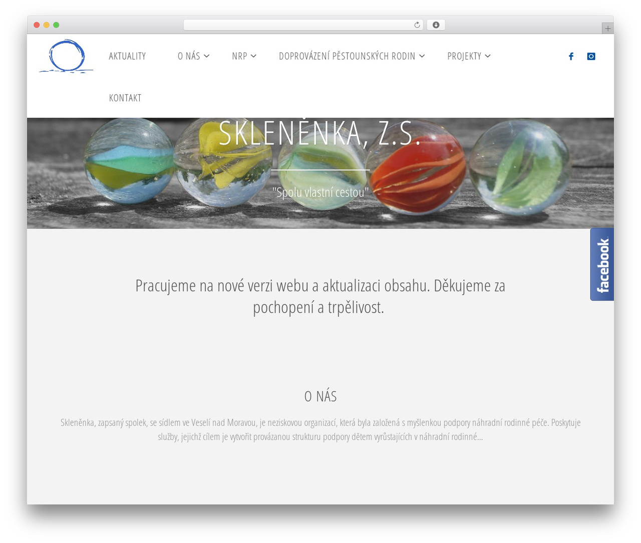 Fluida WordPress theme - duhovasklenenka.cz