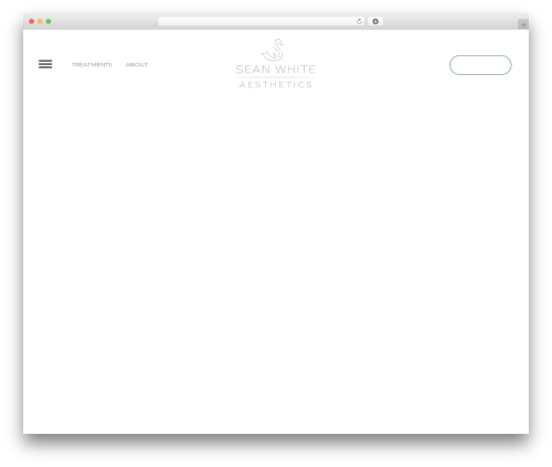 Fluidal v8 theme WordPress - seanwhiteaesthetics.com