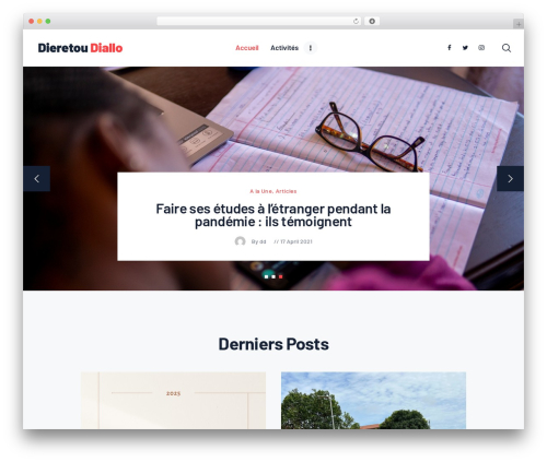 GutenType theme WordPress - dieretoudiallo.com GutenType theme WordPress - dieretoudiallo.com