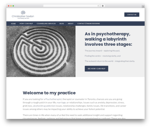 Modules premium WordPress theme - christophersaxton.ca