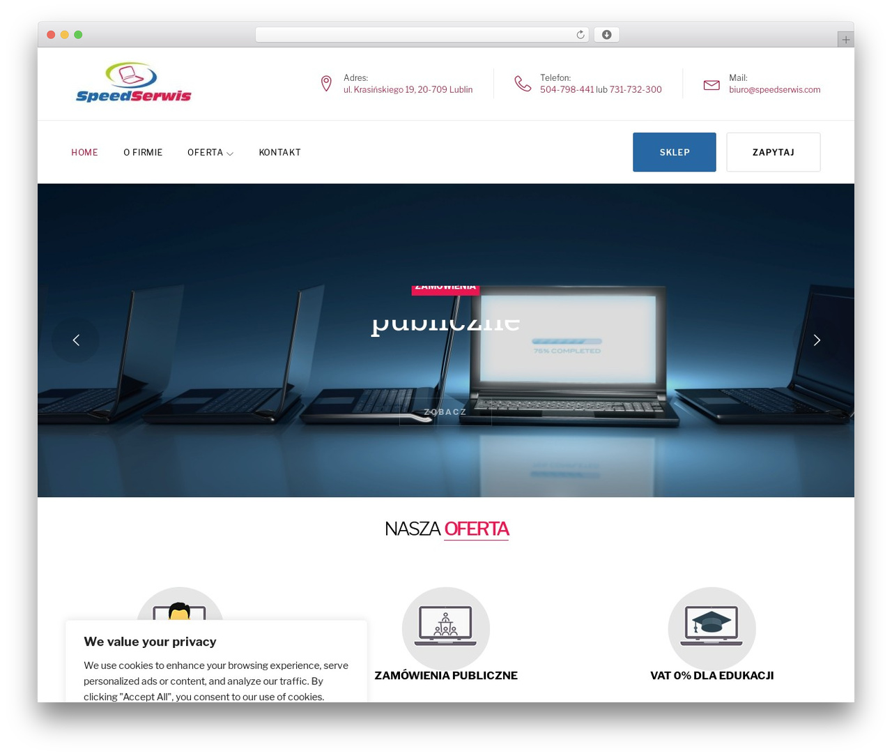 Monstroid2 Lite WordPress theme - speedserwis.com