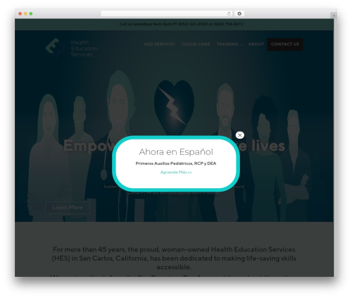 Nimble theme WordPress - healtheducationservices.net